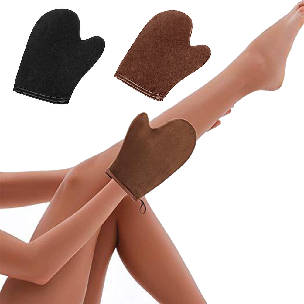 Reusable Body Self Tan Applicator Tanning Gloves Cream Lotion Mousse Body Cleaning Glove Self Body Cleaning Glove Skin Care Tool