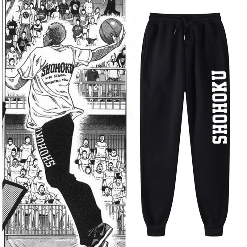 Japanese Anime Shohoku School Basketball Team Pants Men Jersey Cosplay Costume Sakuragi Sports Wear Slam Dunk Trousers Unisex