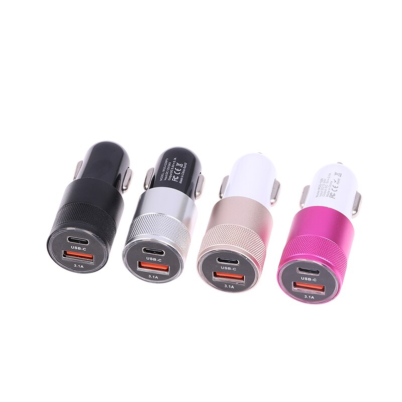USB Type C Car Charger PD Car Phone Charger Fast Charging in Car USB-C Adapter For Mobile Phone