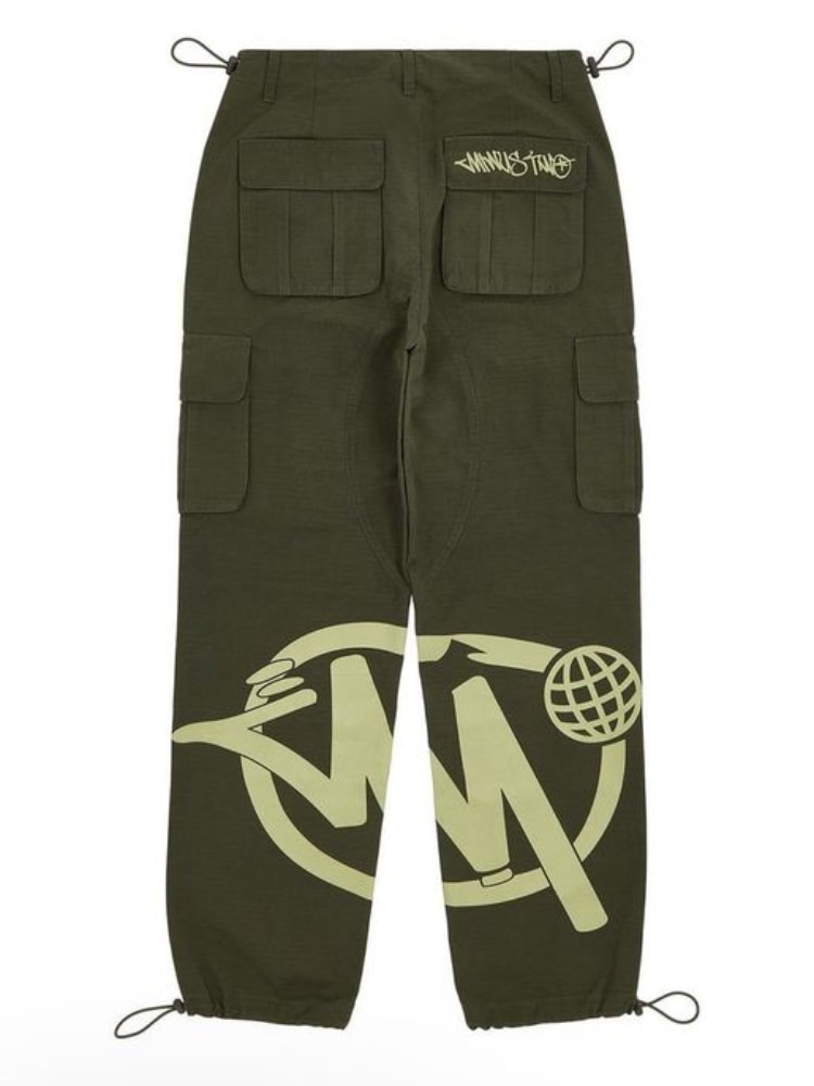 High Waist Straight embroidery Joggers Women Baggy Pants New Vintage Harajuku Y2k Cargo Pants Women Fashion Streetwear Pockets