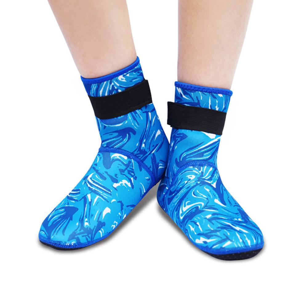 1 Pair 3MM Diving Socks For Kids Adult Thickened Non-slip Beach Neoprene Socks Swimming Sock For Keeping Warm Preventing Cold