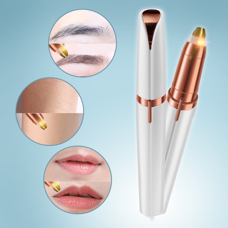 1PCS Electric Eyebrow Trimmer Women's Eyebrow Pencil Automatic Eyebrow Knife Hair Removal Beauty Trimmer